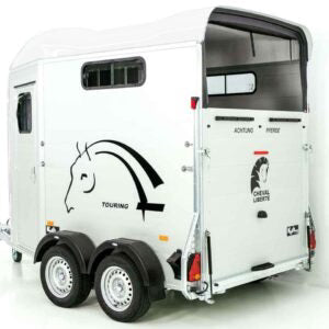 Remolque para Ganado y Caballos, aluminio para paseo de salto (2 caballos)