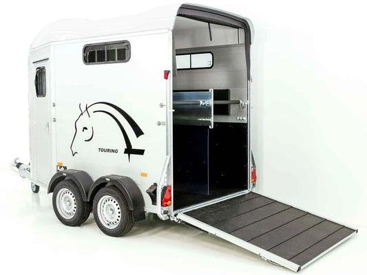 Remolque para Ganado y Caballos, aluminio para paseo de salto (2 caballos)